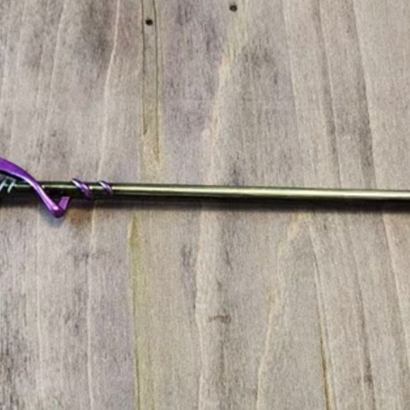 Black & Purple Scythe Hair Stick